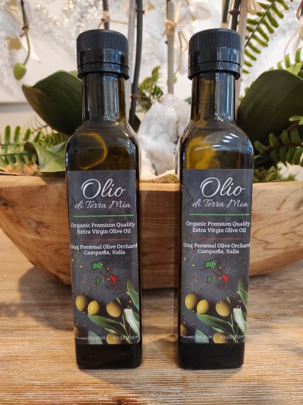 Italian Organic Extra Virgin Olive Oil - 2 Pack, 250 ml each